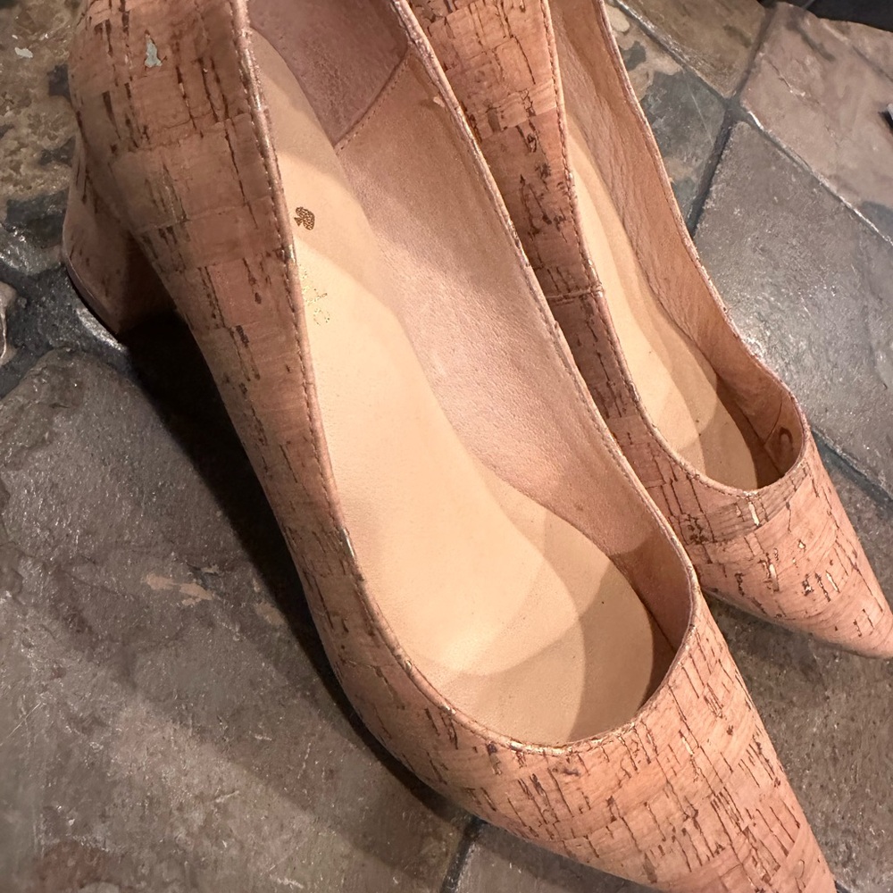 Kate Spade Tan Heels with Classic Pump Silhouette